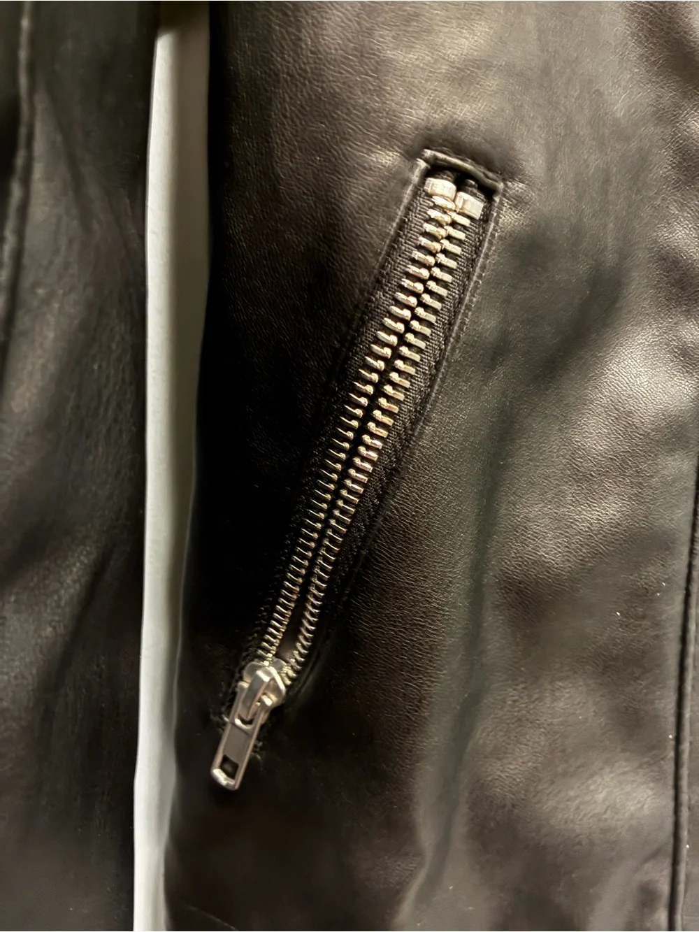 art class Black Quilted-Shoulder Faux Leather Moto Jacket
